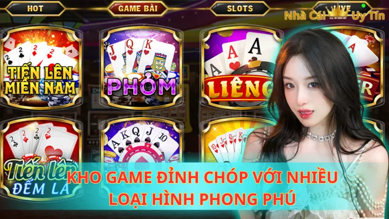 Kho game đỉnh chóp với nhiều loại hình phong phú