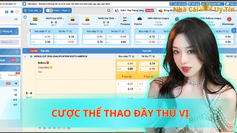 Cược thể thao đầy thú vị 